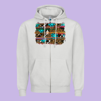 Zipper Hoodie western background