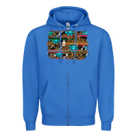 True Royal western background Zipper Hoodie - RanaPortraitStore
