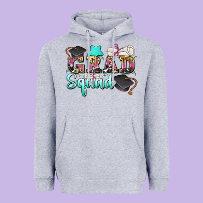 Grad Squad Heavyweight Hoodie Designed By Zillion Design Studio