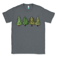 Charcoal Heather christmas trees Classic Tee - MaliasSmallBusiness