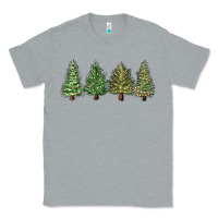 Heather Grey christmas trees Classic Tee - MaliasSmallBusiness
