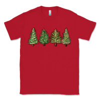 Red christmas trees Classic Tee - MaliasSmallBusiness