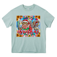 Arona Love Christmas highland cow Heavy Core Tee - CowhideDigitalArt