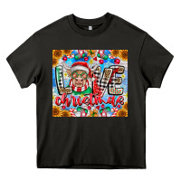 Asphalt Love Christmas highland cow Heavy Core Tee - CowhideDigitalArt