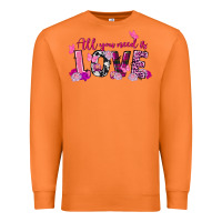 Carrot all you need is love valentine's day Premium Sweatshirt - FaDigitalArtStudio
