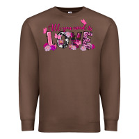 Chestnut all you need is love valentine's day Premium Sweatshirt - FaDigitalArtStudio