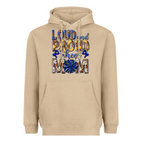Mushroom loud and proud cheer mom Heavyweight Hoodie - texasbilliewilder