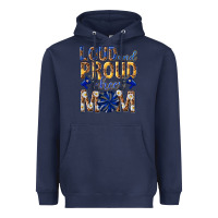 Navy loud and proud cheer mom Heavyweight Hoodie - texasbilliewilder