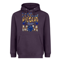 Plum loud and proud cheer mom Heavyweight Hoodie - texasbilliewilder