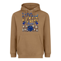 Toasted Coconut loud and proud cheer mom Heavyweight Hoodie - texasbilliewilder
