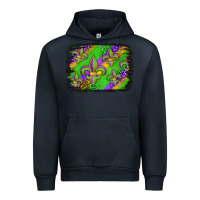 Navy mardi gras fleur de lis background Urban Hoodie - Jasminsmagicworld