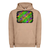 Pigment Burro mardi gras fleur de lis background Urban Hoodie - Jasminsmagicworld