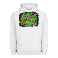 Pigment Lunar Rock mardi gras fleur de lis background Urban Hoodie - Jasminsmagicworld