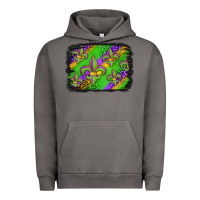 Pigment Tornado mardi gras fleur de lis background Urban Hoodie - Jasminsmagicworld