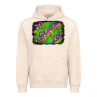 Sandshell mardi gras fleur de lis background Urban Hoodie - Jasminsmagicworld