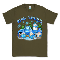 Army Green merry christmas snowman gnomes truck Classic Tee - MaliasSmallBusiness