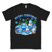 Black merry christmas snowman gnomes truck Classic Tee - MaliasSmallBusiness