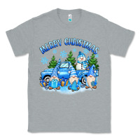 Heather Grey merry christmas snowman gnomes truck Classic Tee - MaliasSmallBusiness