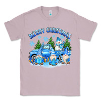 Lilac merry christmas snowman gnomes truck Classic Tee - MaliasSmallBusiness