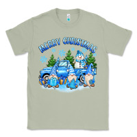 Matcha merry christmas snowman gnomes truck Classic Tee - MaliasSmallBusiness