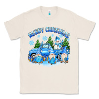 Natural merry christmas snowman gnomes truck Classic Tee - MaliasSmallBusiness