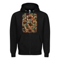 Black western  background Zipper Hoodie - RanaPortraitStore