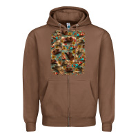 Chestnut western  background Zipper Hoodie - RanaPortraitStore