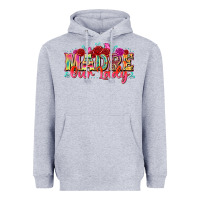Heather Grey madre our lady Heavyweight Hoodie - texasbilliewilder