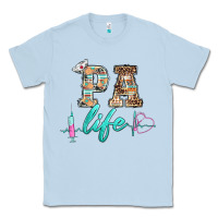 Dusty Blue western nurse pa  life Classic Tee - BarkalooDesign