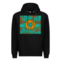 Black Sunflower Gemstone Leopard Premium Hoodie - Artiststas