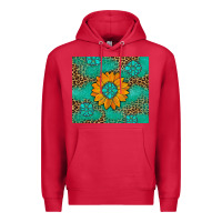 Cardinal Sunflower Gemstone Leopard Premium Hoodie - Artiststas