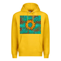 Lemon Sunflower Gemstone Leopard Premium Hoodie - Artiststas
