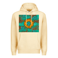 Pina Colada Sunflower Gemstone Leopard Premium Hoodie - Artiststas