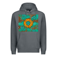 Rock Sunflower Gemstone Leopard Premium Hoodie - Artiststas