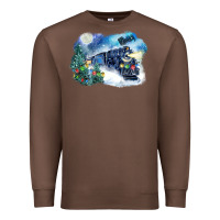 Chestnut polar express winter Premium Sweatshirt - FaDigitalArtStudio