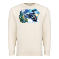 Sandshell polar express winter Premium Sweatshirt - FaDigitalArtStudio