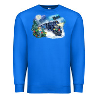 True Royal polar express winter Premium Sweatshirt - FaDigitalArtStudio