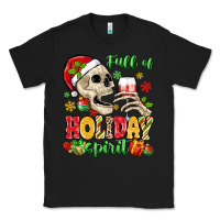 Black full of holiday spirit Classic Tee - MaliasSmallBusiness