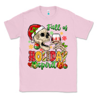 Bubblegum Pink full of holiday spirit Classic Tee - MaliasSmallBusiness