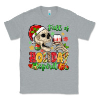 Heather Grey full of holiday spirit Classic Tee - MaliasSmallBusiness