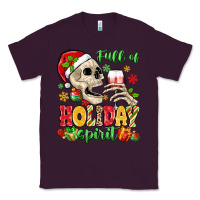 Plum full of holiday spirit Classic Tee - MaliasSmallBusiness