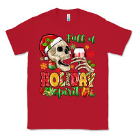 Red full of holiday spirit Classic Tee - MaliasSmallBusiness
