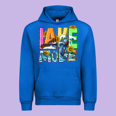 Lake Mode Summer Urban Hoodie Designed By Nancycooperartshop