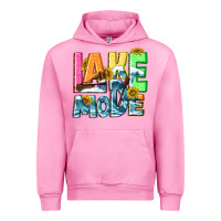 Fuchsia Pink Lake mode summer Urban Hoodie - NancyCooperArtShop