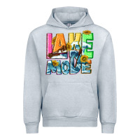 Heather Grey Lake mode summer Urban Hoodie - NancyCooperArtShop