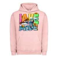 Pigment Salmon Lake mode summer Urban Hoodie - NancyCooperArtShop