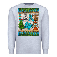 Heather Grey lake life air freshener Premium Sweatshirt - HRA Design Shop