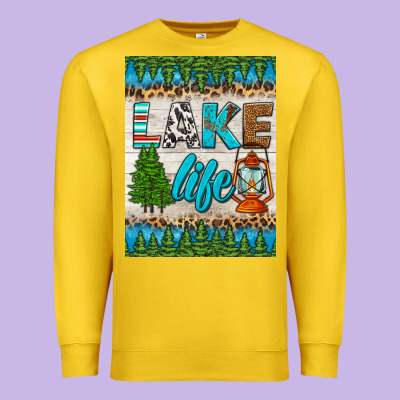Lake Life Air Freshener Premium Sweatshirt Designed By Hra Design Shop