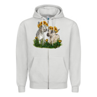 Dove Grey baby goats Zipper Hoodie - RanaPortraitStore