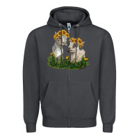Smoke baby goats Zipper Hoodie - RanaPortraitStore